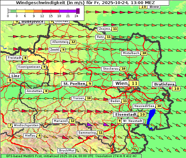 Wind, 24. 10. 2025