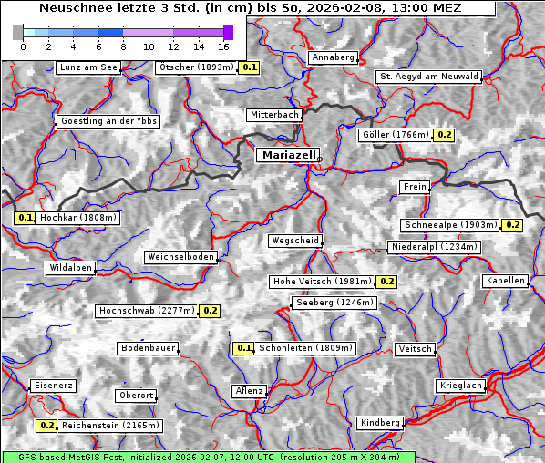 Neuschnee, 8. 2. 2026