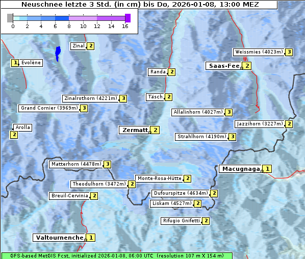 Neuschnee, 8. 1. 2026