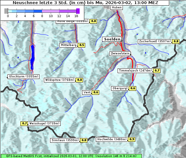 Neuschnee, 2. 3. 2026