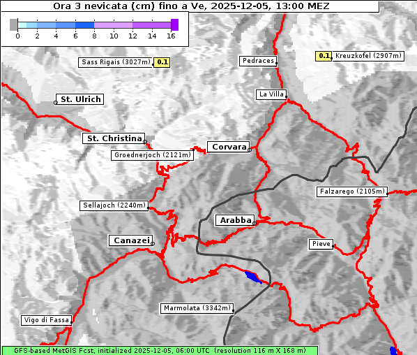 Neuschnee, 5. 12. 2025