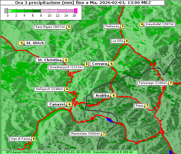 Niederschlag, 3. 2. 2026