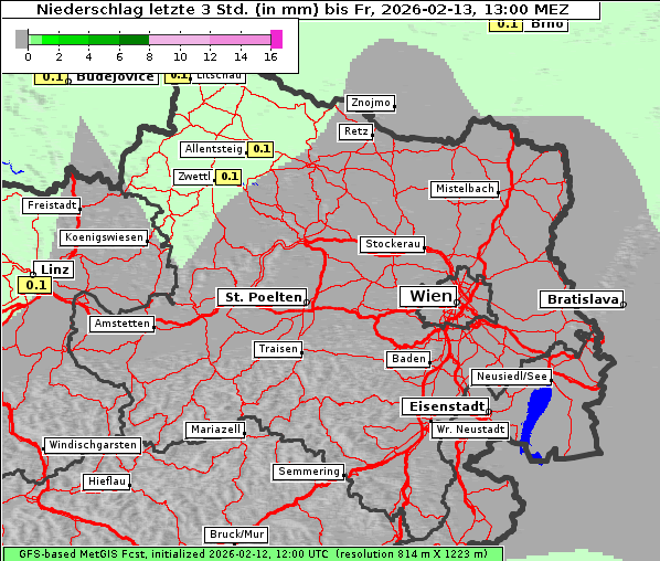 Niederschlag, 13. 2. 2026