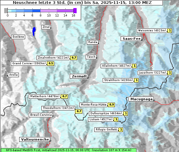 Neuschnee, 15. 11. 2025