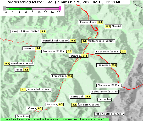 Niederschlag, 18. 2. 2026