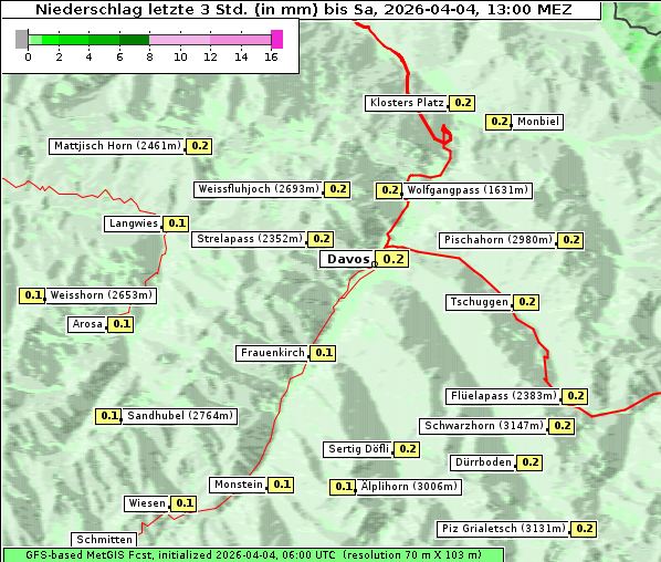 Niederschlag, 4. 4. 2026