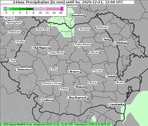 Niederschlag, 21. 12. 2025