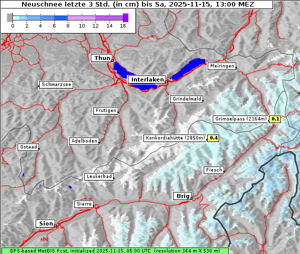 Neuschnee, 15. 11. 2025