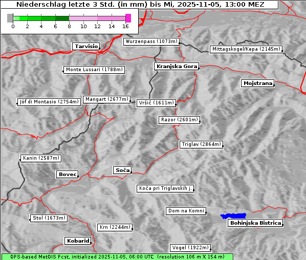 Niederschlag, 5. 11. 2025