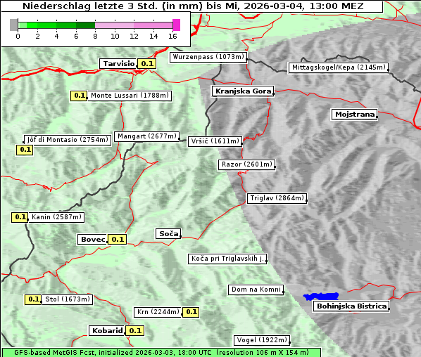 Niederschlag, 4. 3. 2026