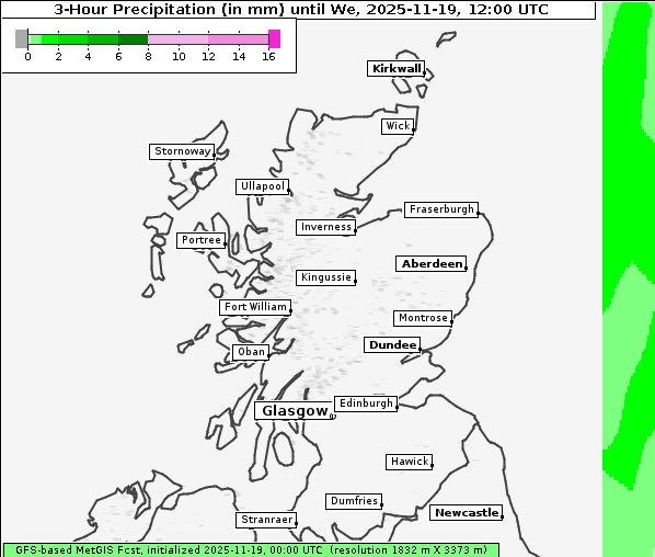 Niederschlag, 19. 11. 2025