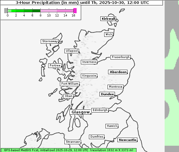 Niederschlag, 30. 10. 2025