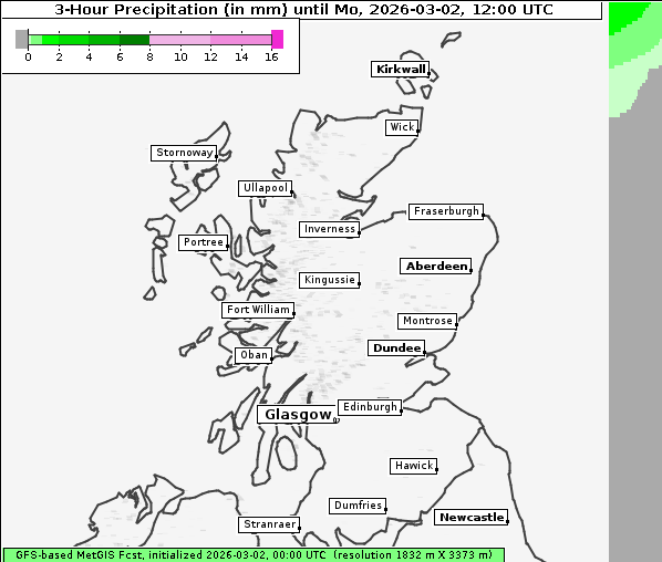 Niederschlag, 2. 3. 2026