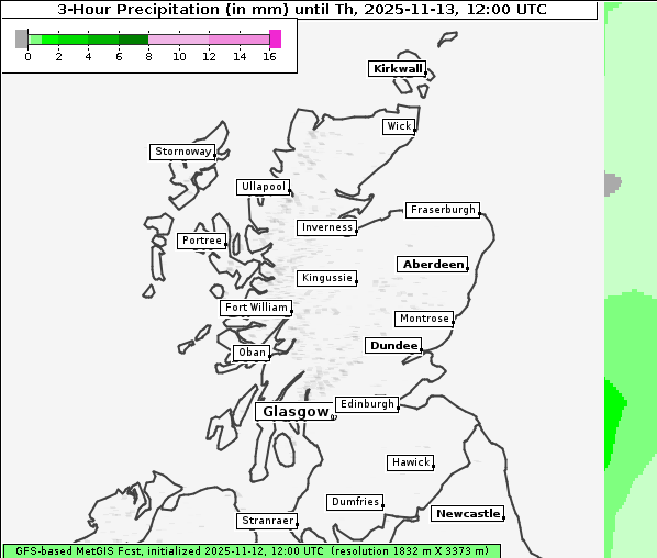Niederschlag, 13. 11. 2025
