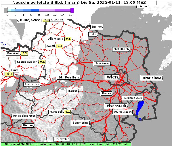 Neuschnee, 11. 1. 2025