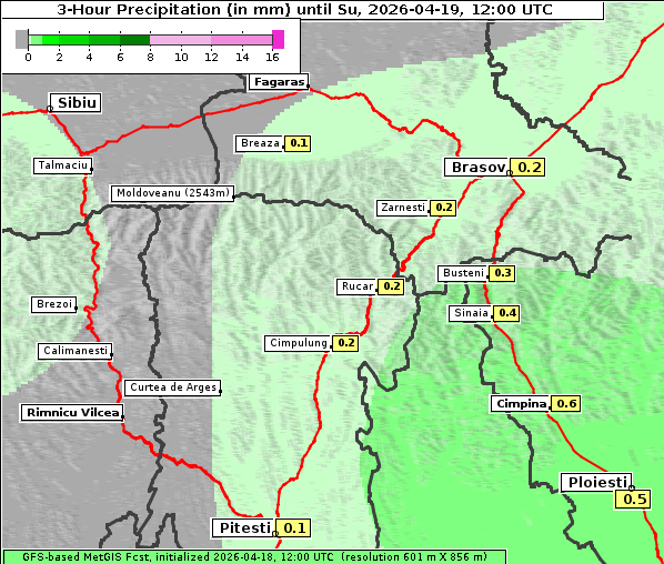 Niederschlag, 19. 4. 2026