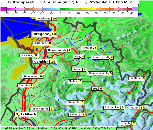 Temperatur, 3. 4. 2026