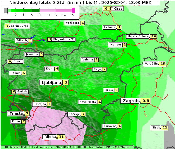 Niederschlag, 4. 2. 2026