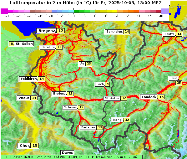 Temperatur, 3. 10. 2025