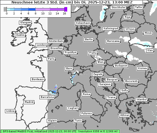 Neuschnee, 23. 12. 2025