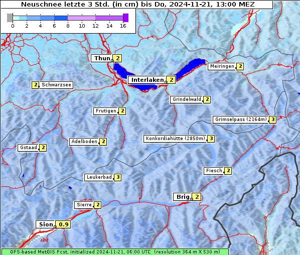 Neuschnee, 21. 11. 2024