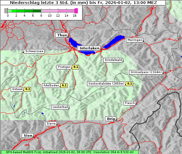 Niederschlag, 2. 1. 2026