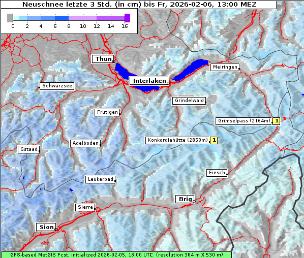 Neuschnee, 6. 2. 2026