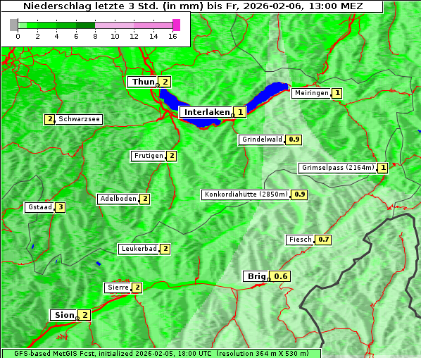 Niederschlag, 6. 2. 2026