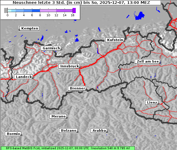 Neuschnee, 7. 12. 2025