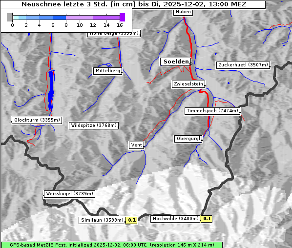 Neuschnee, 2. 12. 2025