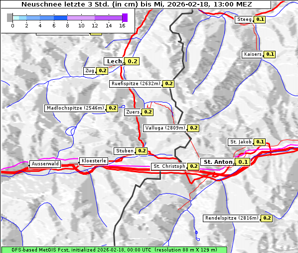 Neuschnee, 18. 2. 2026