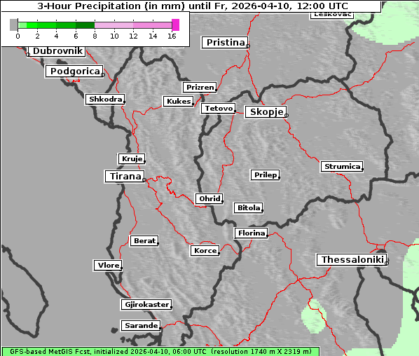 Niederschlag, 10. 4. 2026