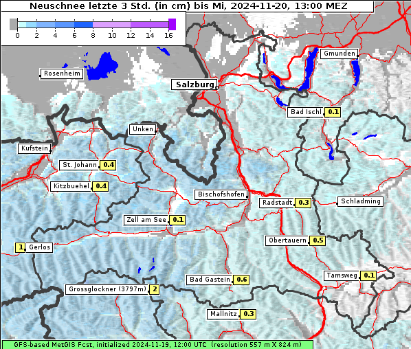 Neuschnee, 20. 11. 2024