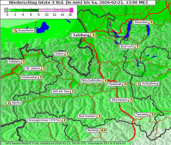 Niederschlag, 21. 2. 2026