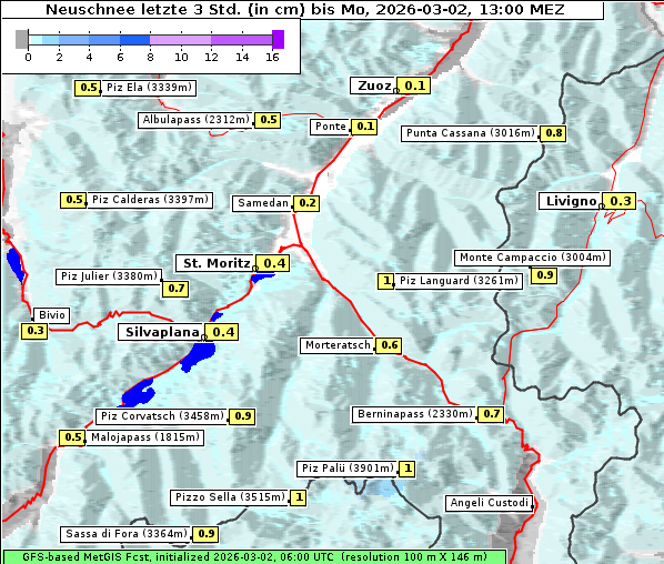 Neuschnee, 2. 3. 2026