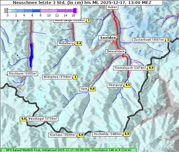 Neuschnee, 17. 12. 2025