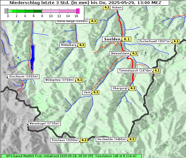 Niederschlag, 29. 5. 2025