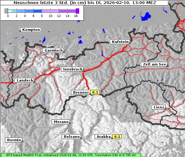 Neuschnee, 10. 2. 2026