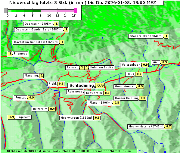 Niederschlag, 8. 1. 2026