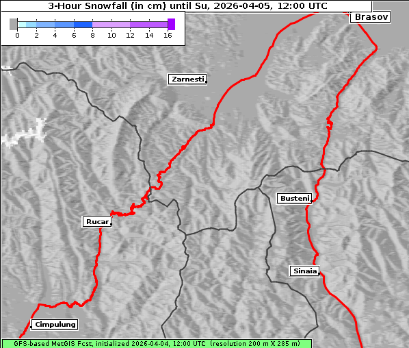 Neuschnee, 5. 4. 2026