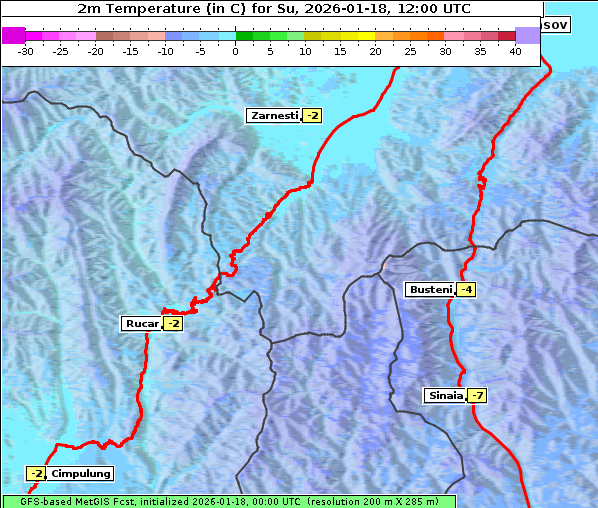 Temperatur, 18. 1. 2026