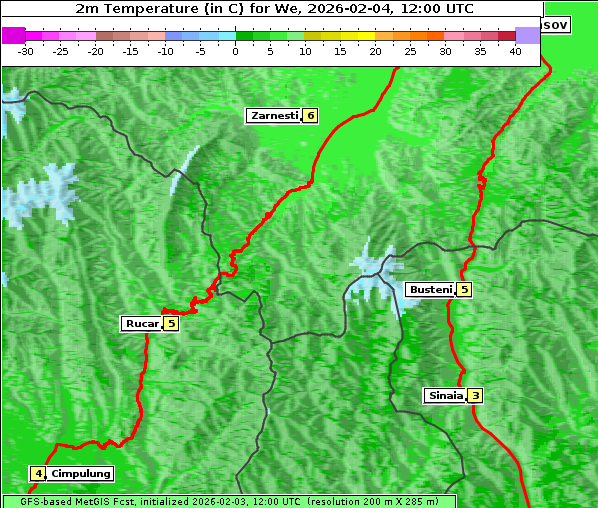 Temperatur, 4. 2. 2026