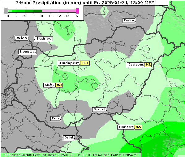 Niederschlag, 24. 1. 2025