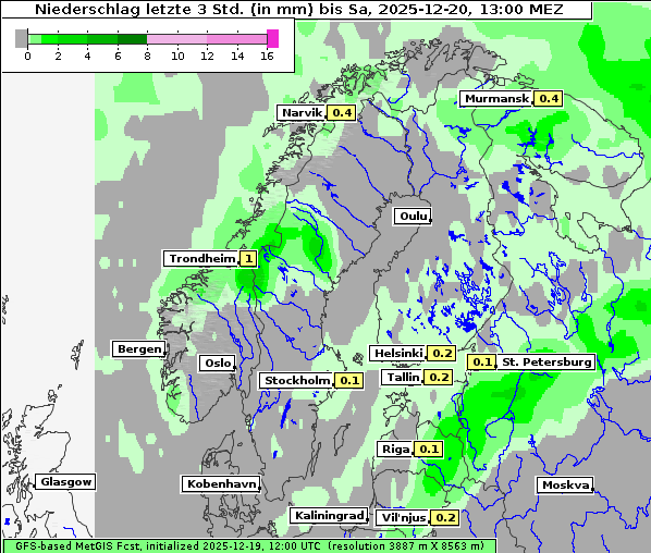 Niederschlag, 20. 12. 2025
