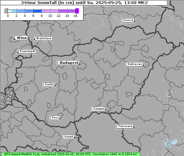 Neuschnee, 25. 5. 2025