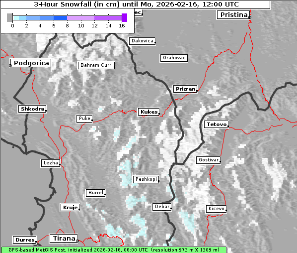 Neuschnee, 16. 2. 2026