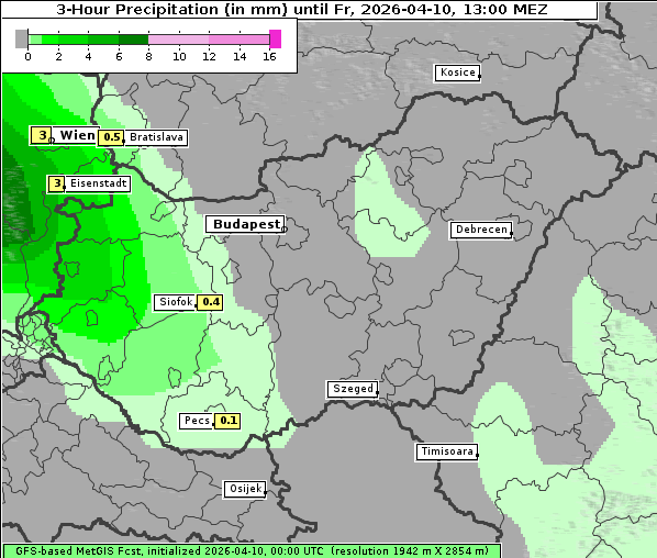 Niederschlag, 10. 4. 2026