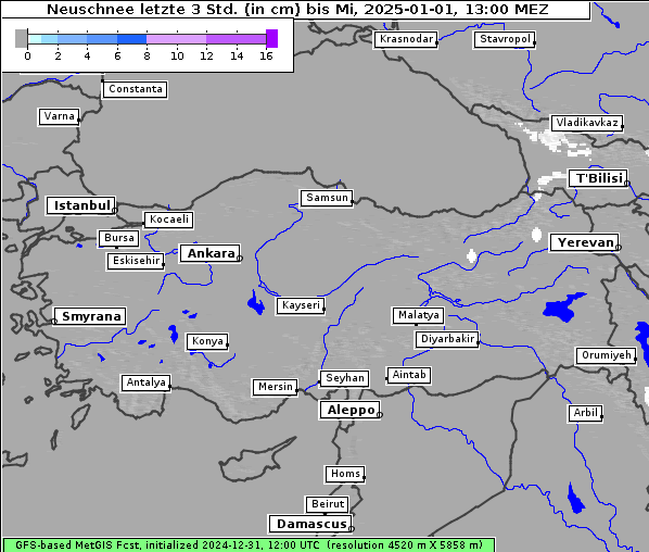 Neuschnee, 1. 1. 2025