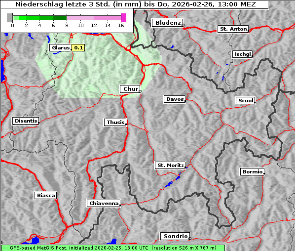 Niederschlag, 26. 2. 2026