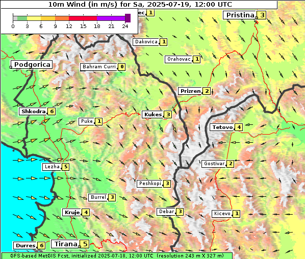 Wind, 19. 7. 2025